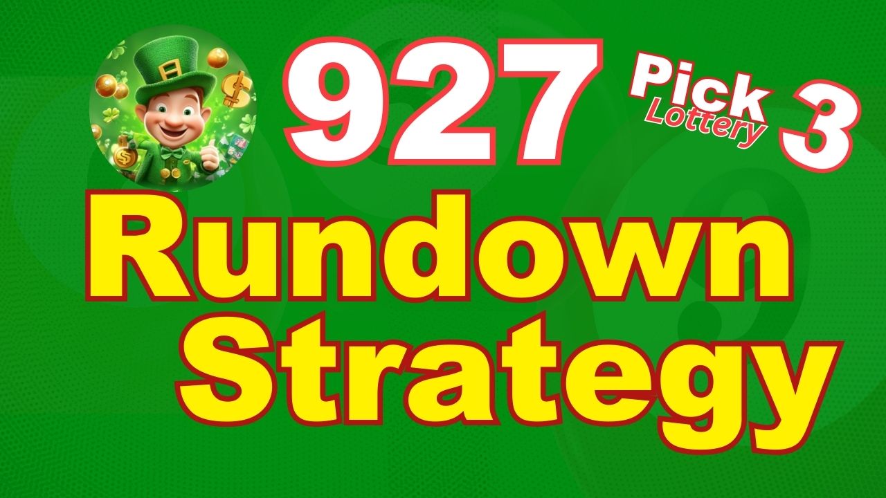 Pick 3 Strategies 927